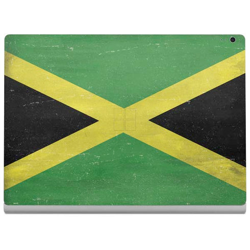Jamaica Flag Distressed Surface Book 2 13.5in Skin